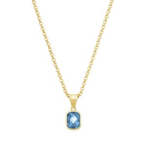 Safir Esintisi – Mavi Taşlı Kolye